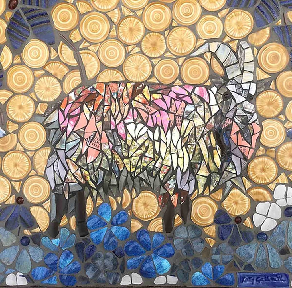 Katy Galbraith, 'Groovy Goat Girl', mixed recycled materials
