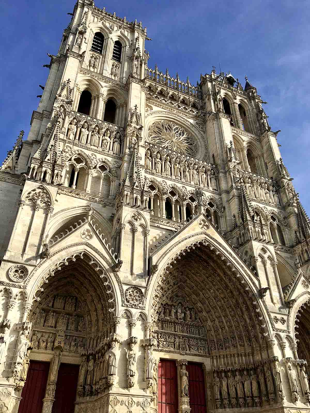 Amiens' Notre-Dame, west facade
