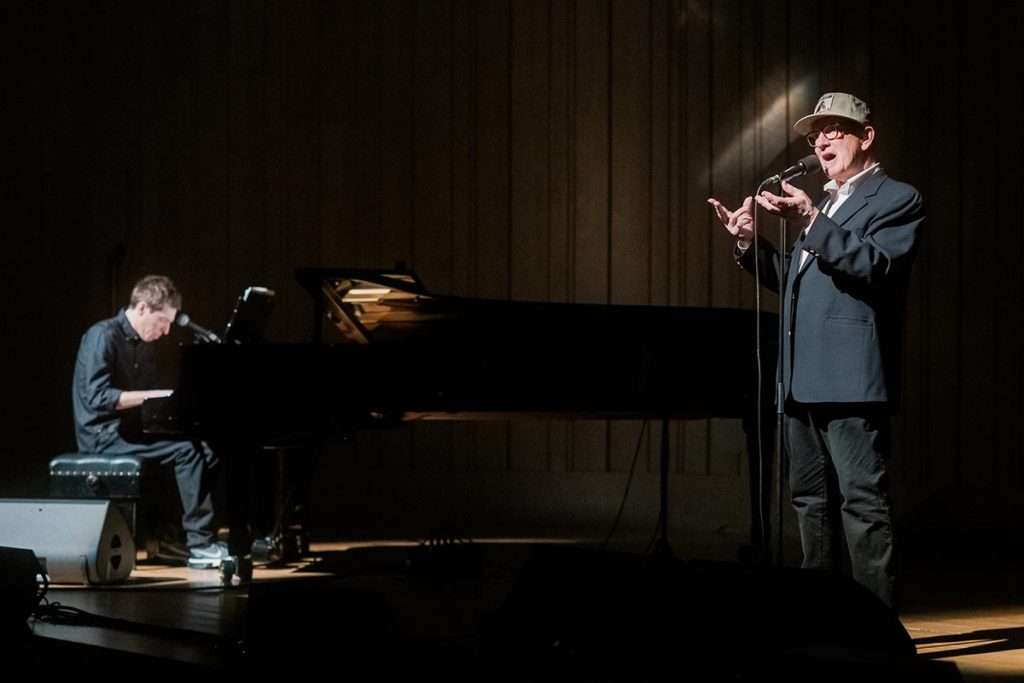 Andrew Broder on piano with Kurt Wagner. Image Kris Kesiak