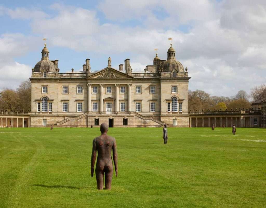 'Time Horizon', 2006, cast iron, 100 elements. Installation Houghton Hall, Norfolk, 2024. Image Pete Huggins