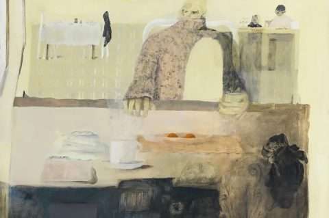 Aubrey Levinthal, 'Hotel Buffet in Colorado', oil on panel