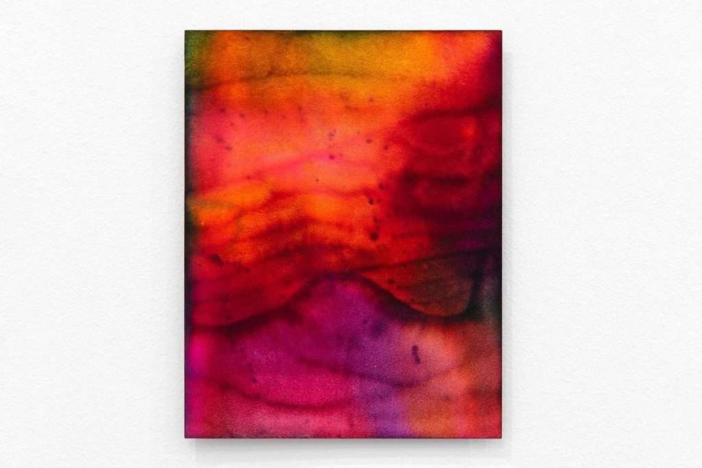 Ben Weiner, 'Orange Swell', ink on chromatography paper soaked in Tylenol - vodka solution