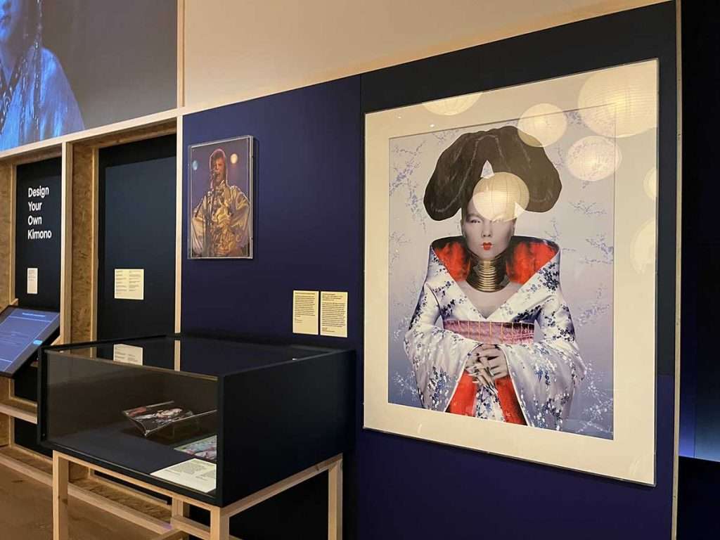 Björk poster, David Bowie photograph