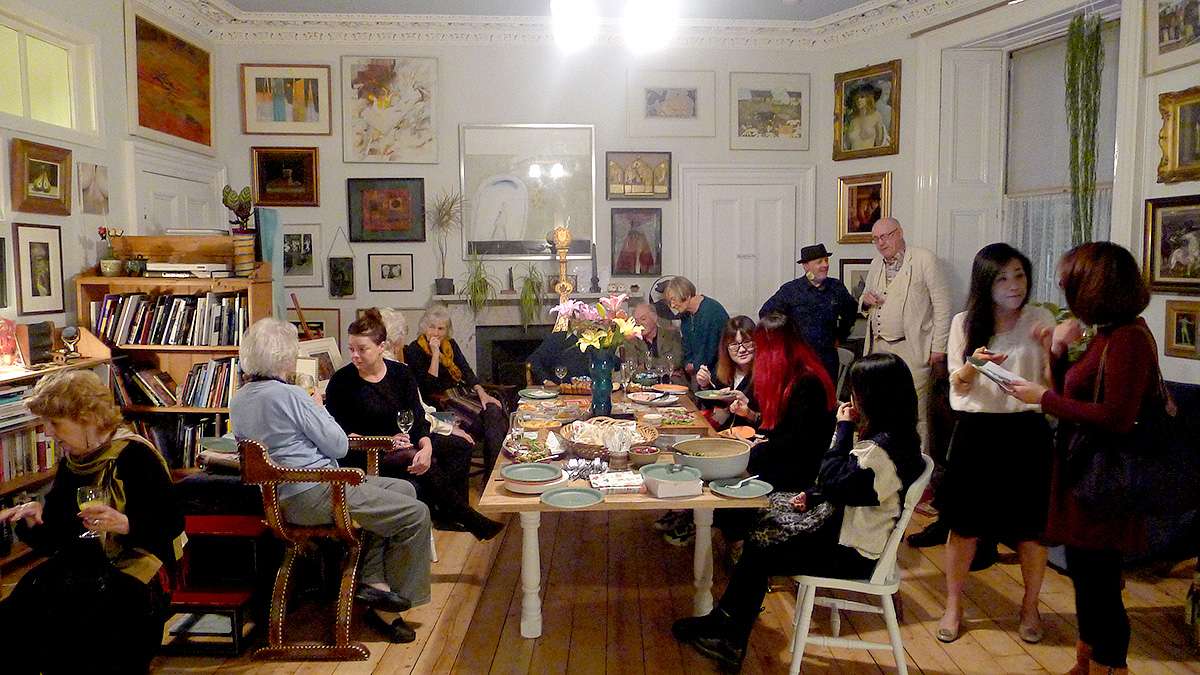 Opening of BirdsNest Gallery, Edinburgh, 8th October 2021