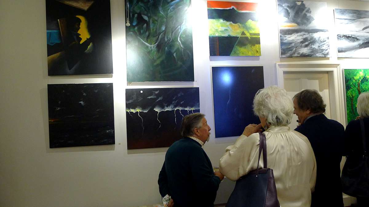 Opening of BirdsNest Gallery, Edinburgh, 8th October 2021
