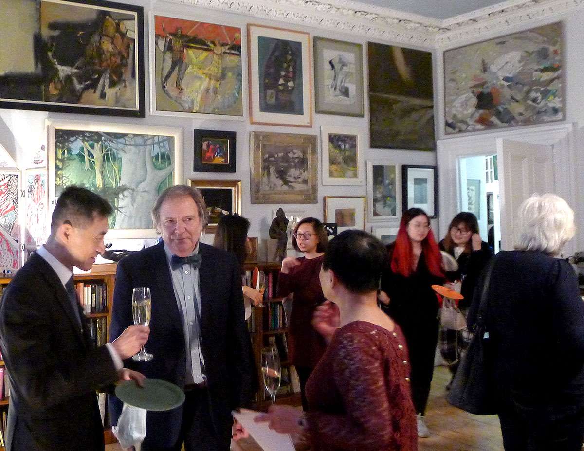 Opening of BirdsNest Gallery, Edinburgh, 8th October 2021