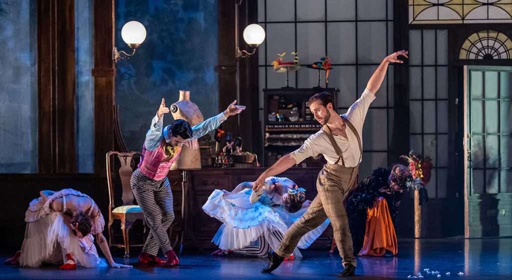 Bruno Micchiardi as Cinders in Scottish Ballet's Cinders. Credit Andy Ross