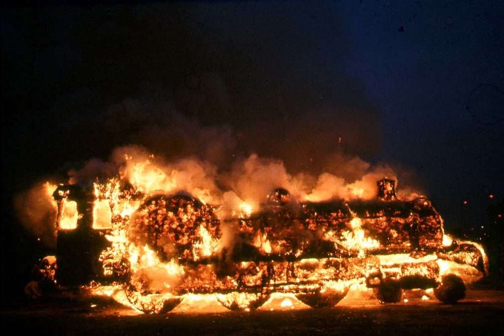George Wyllie, 'Burning Locomotive'