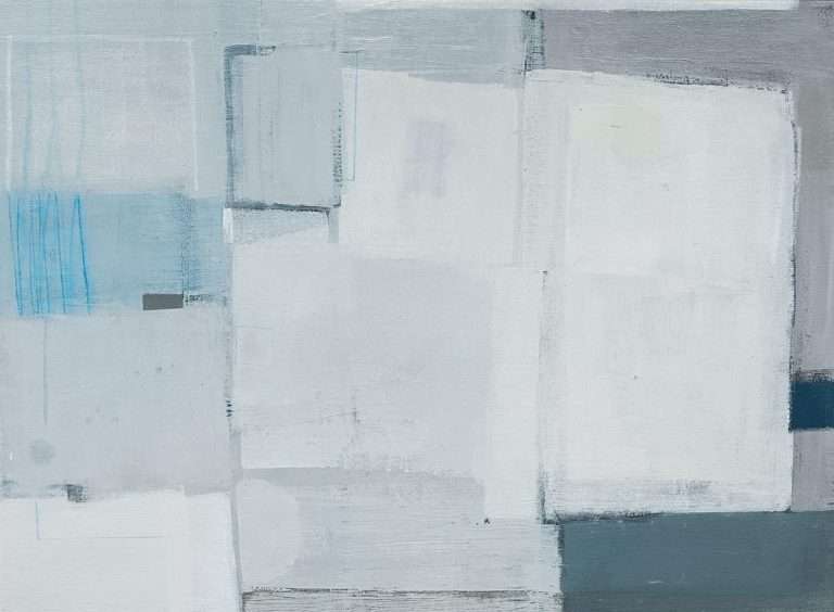 Caroline Millar, 'Quiet now', acrylic, pencil and wax crayon on canvas