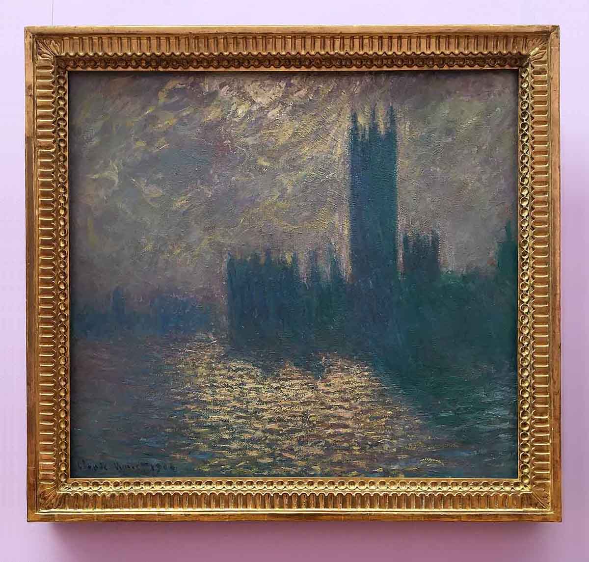 Claude Monet, 'Le Parlement de Londres', 1904, oil on canvas