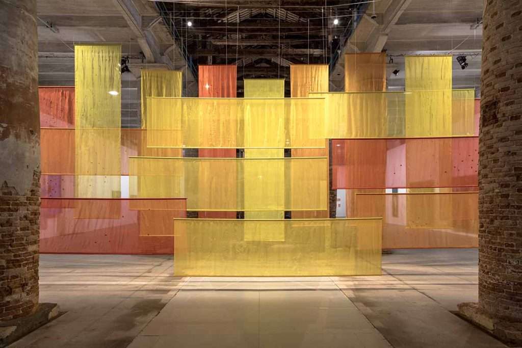 Dana Awartani, 'Come, let me heal your wounds. Let me mend your broken bones', Arsenale. Image Marco Zorzanello