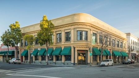 A view of Hauser & Wirth's new location in Palo Alto, set to open in 2026.