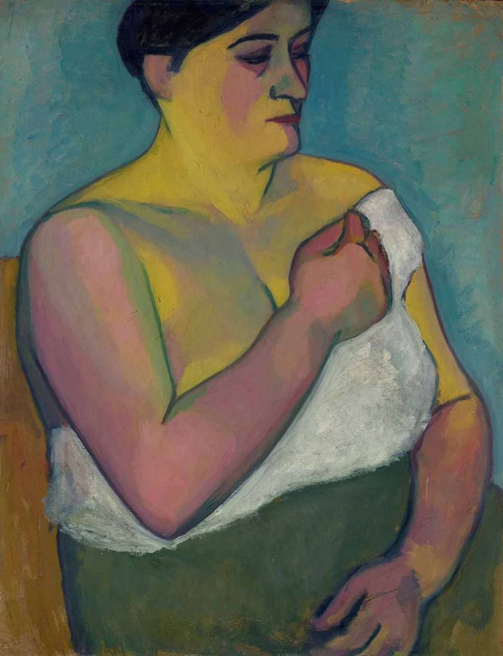 Elisabeth Epstein, 'Self-Portrait', 1911. Lenbachhaus Munich on permanent loan from the Gabriele Münter and Johannes Eichner Foundation