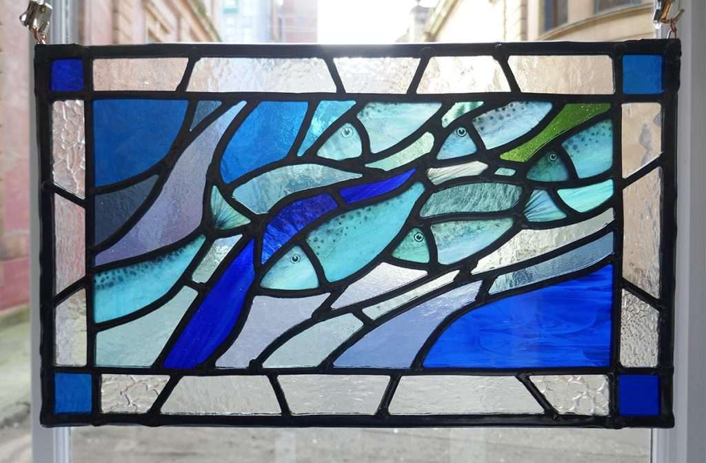 Emma Ceresa, 'Swimming Free', leaded glass