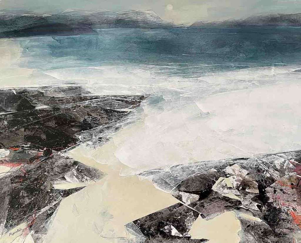Fiona Macintyre, 'Winter Shore', acrylic