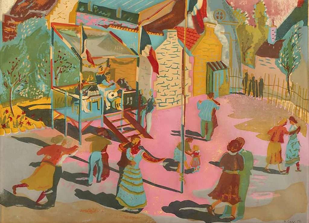 Francis Carr, 'Ile de Brehat, Brittany', screenprint