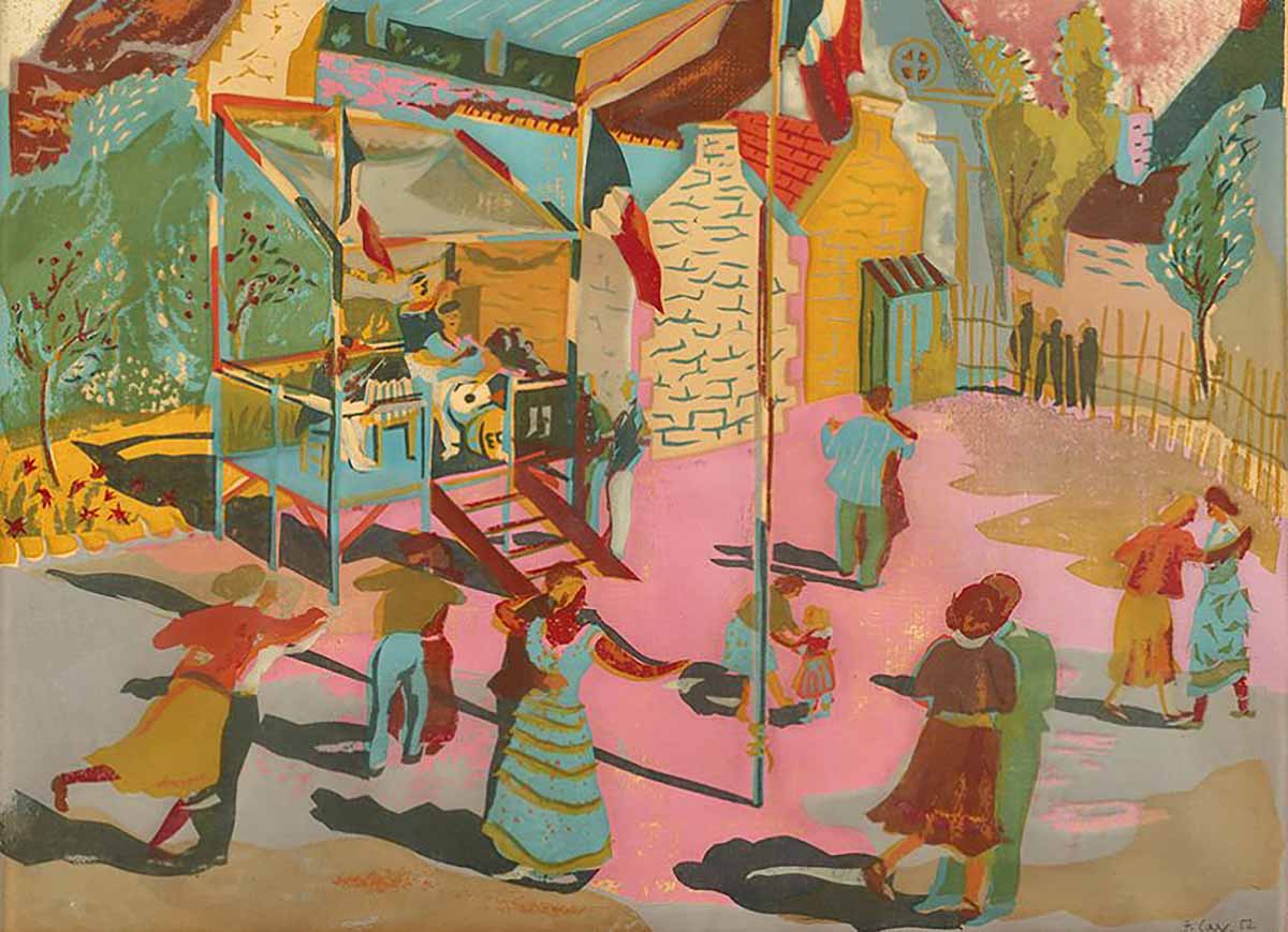 Francis Carr, 'Ile de Brehat, Brittany', screenprint