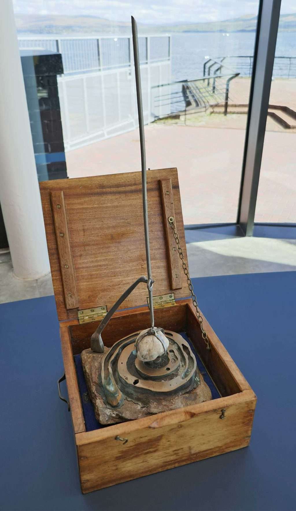 George Wyllie, ‘Daphne’s Happy Compass’ 2004, wood, steel, stone