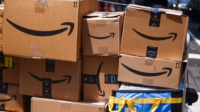 Prime packages being delivered in New York City, 2024