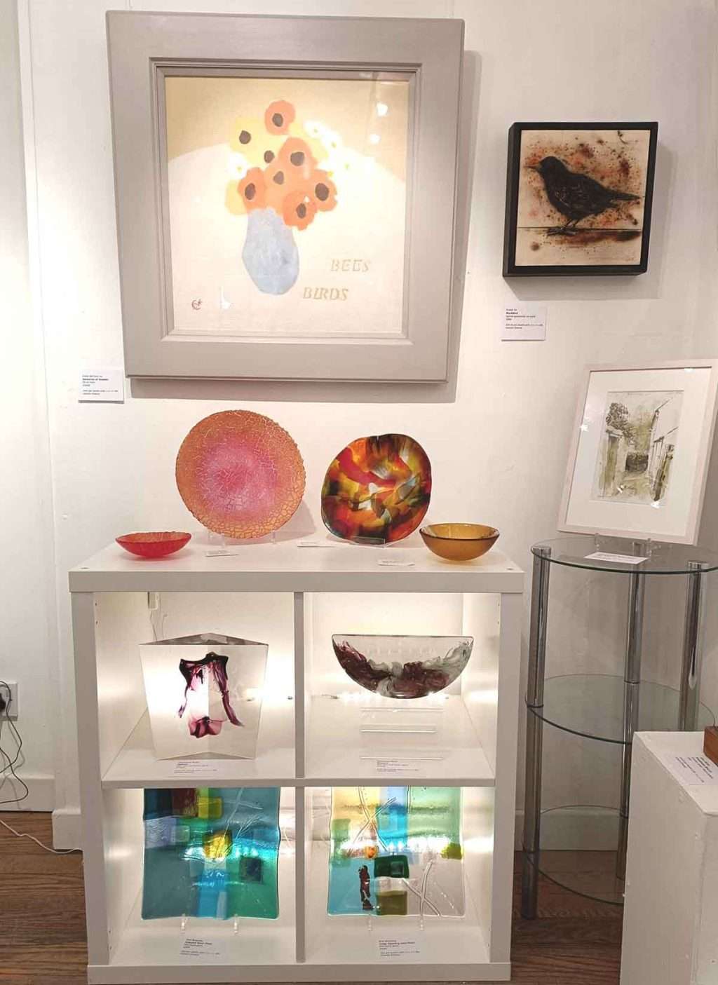 ‘Memories of Summer’ by Irene McCann and Graem Muir’s glassworks