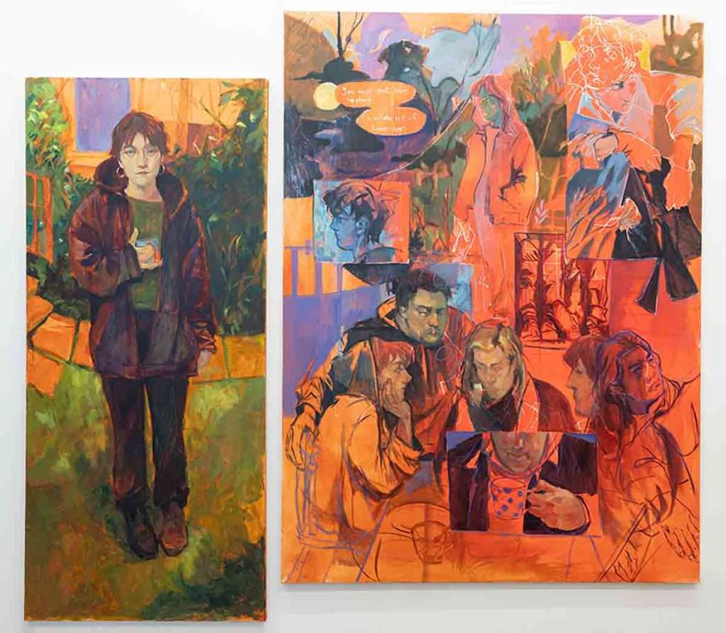 Hannah Lockey, 'Garden In Red'. Image Alan McAteer