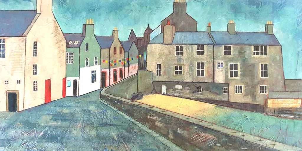 Helen Forrest, 'Bain's Beach', mixed media
