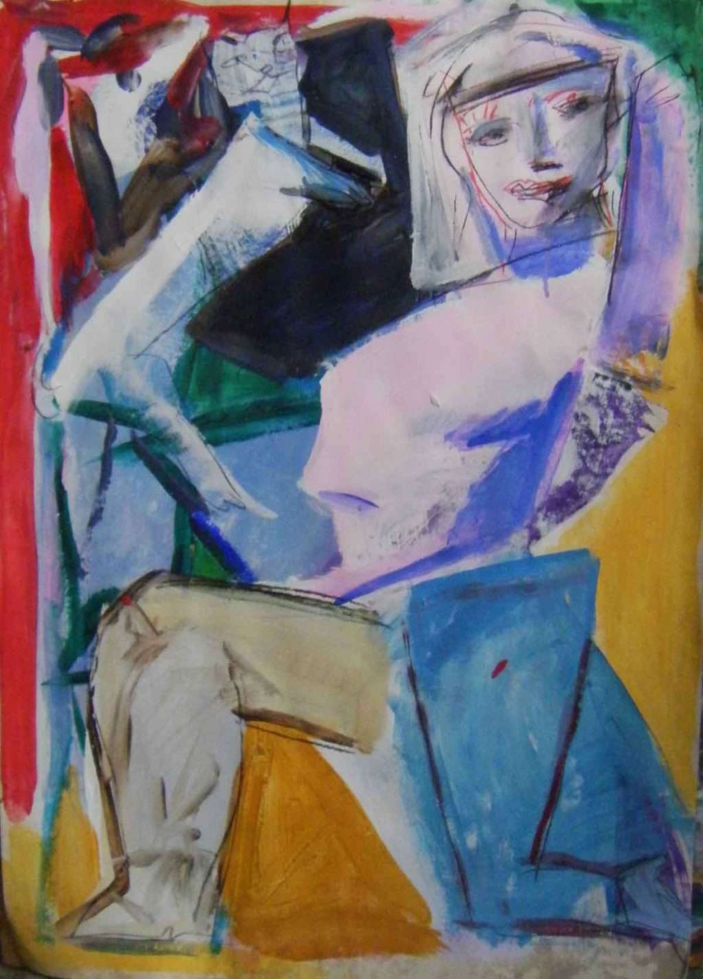 Ian Ritchie, 'The Ballad of Kate McCannon', acrylic, collage, wallpaper, image transfer