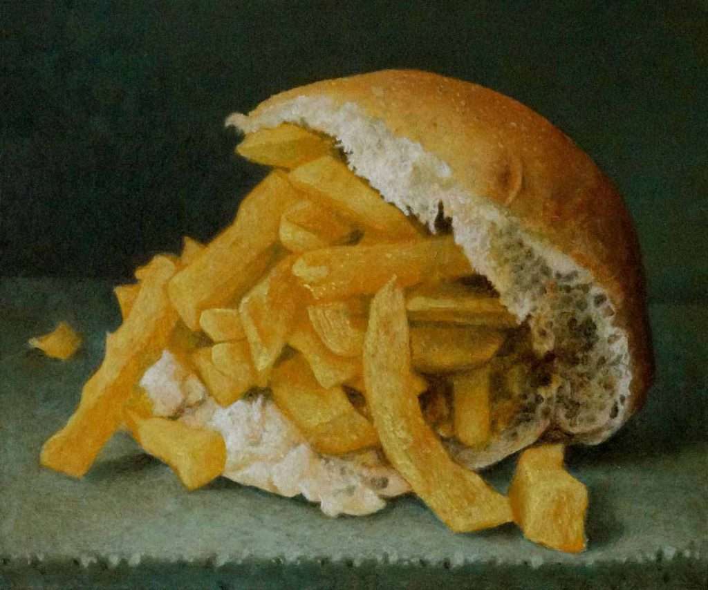 James McDonald, 'Roll and Chips', acrylic