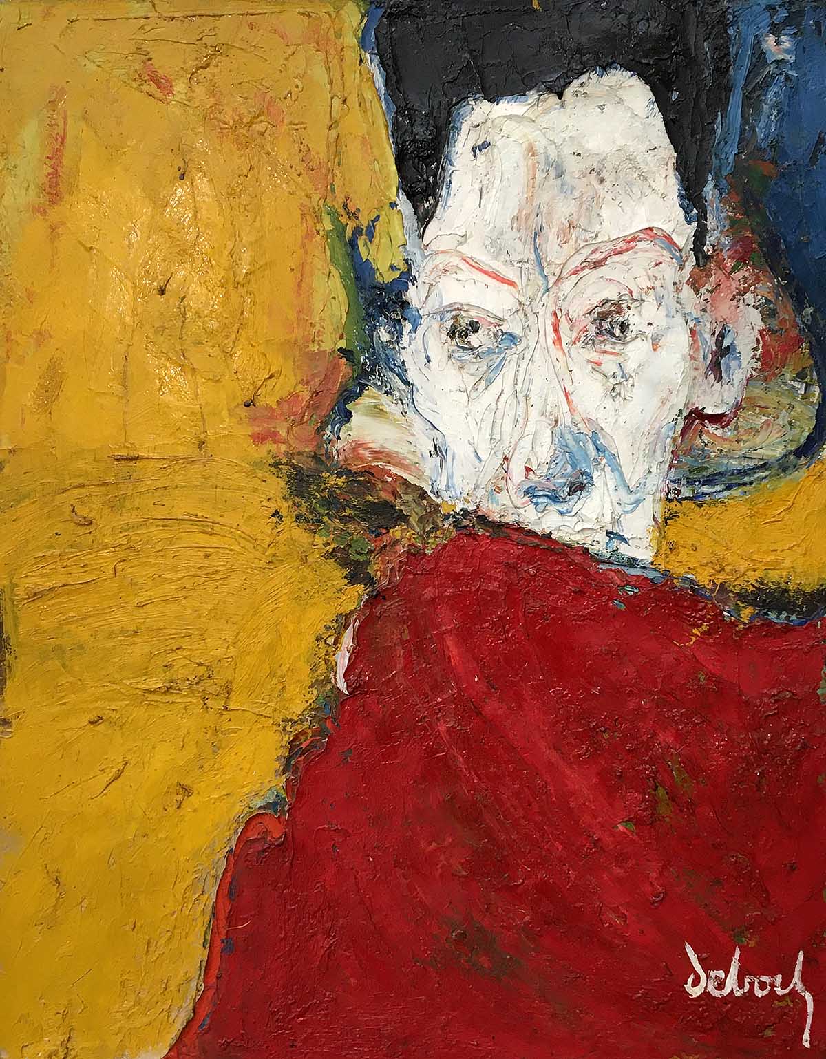 Jean-Robert de Bock, 'Portrait of Roubaix Painter Michel Delporte', 1967, oil on canvas