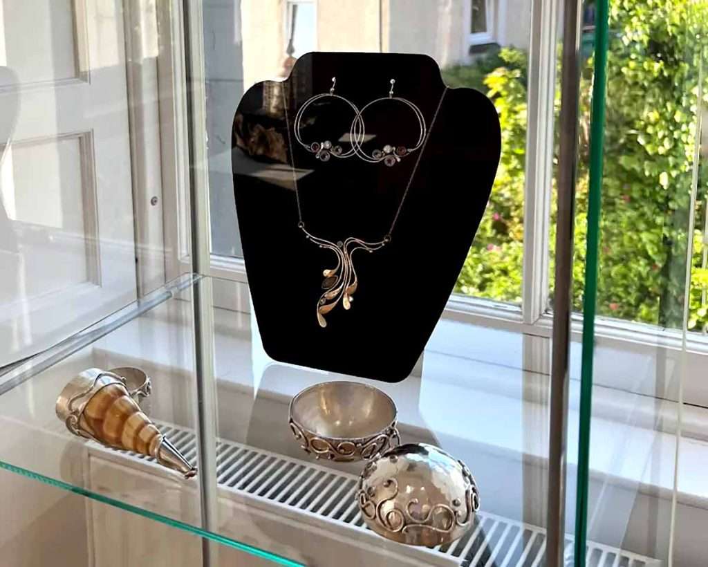 Jewellery pieces by Rosemary Graham