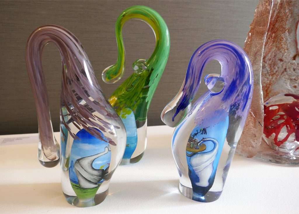 Jianyong Guo, ‘Reverence for Nature’, blown glass and inside painting