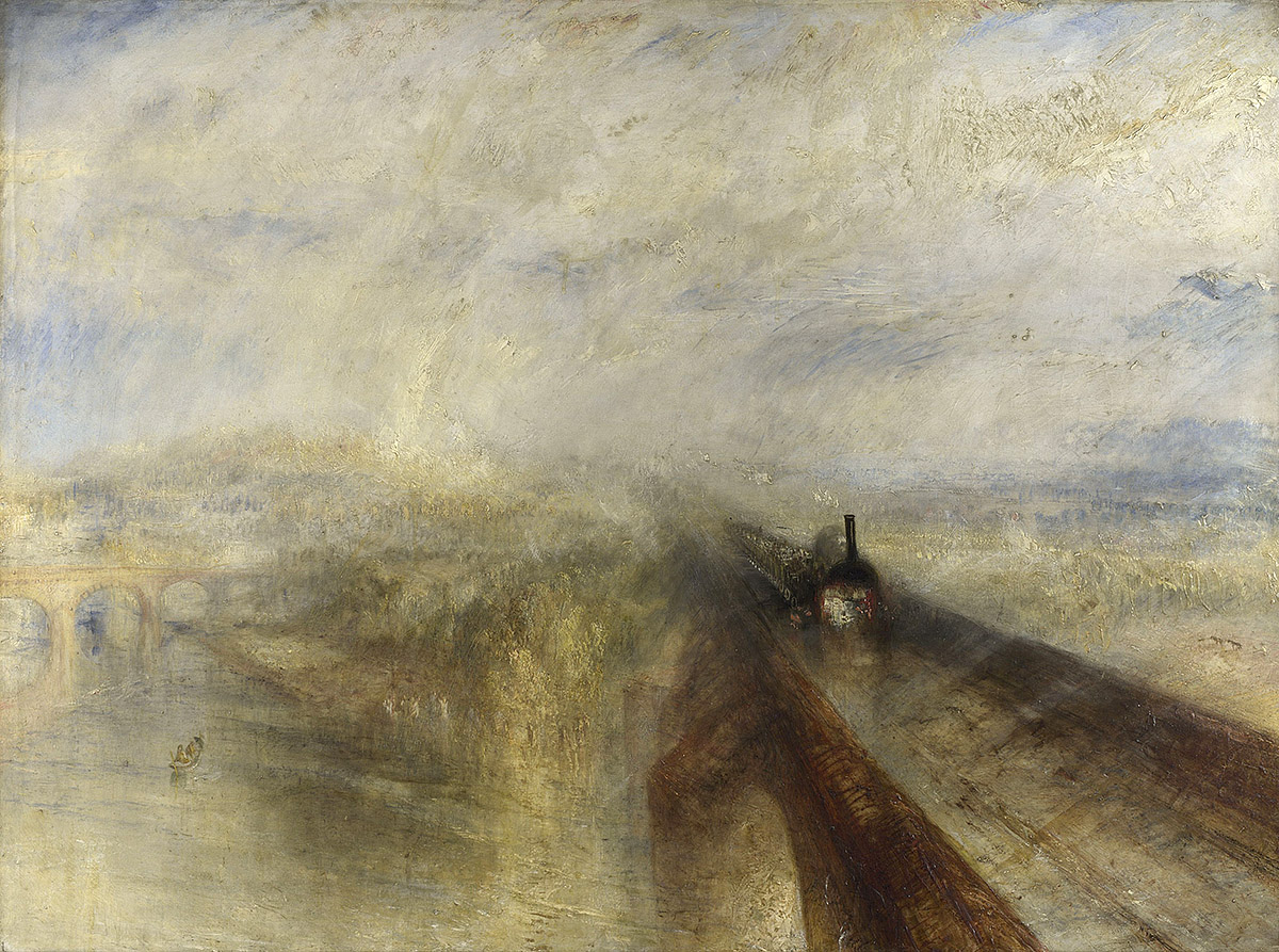 .M.W. Turner, Rain, Steam and Speed - the Great Western Railway (Tate Britain)