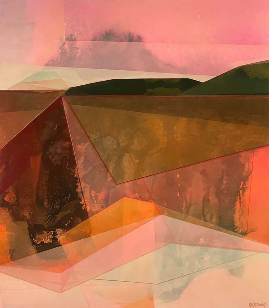 Katy Sawrey, 'As the Sun Rises', acrylic on canvas copy