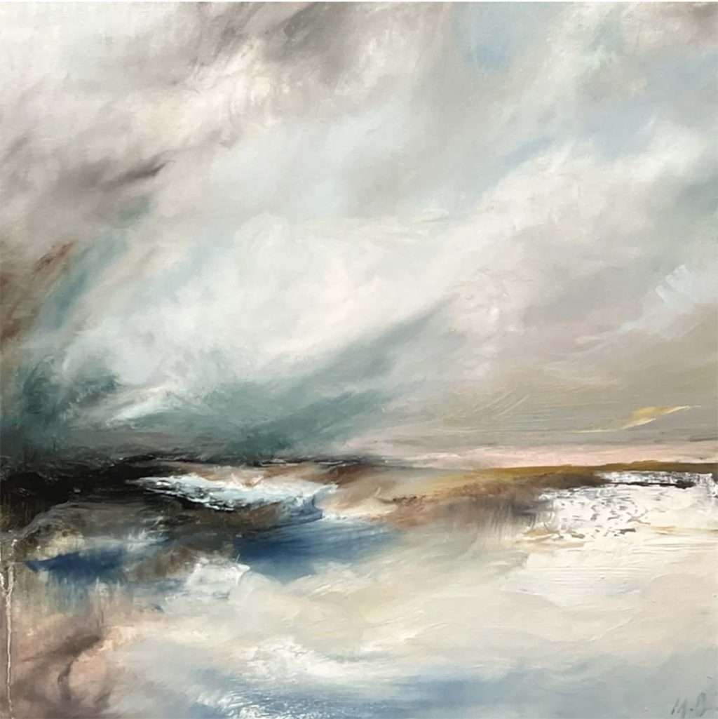 Madeleine Gardiner, 'Autumn Storm', oil on box canvas