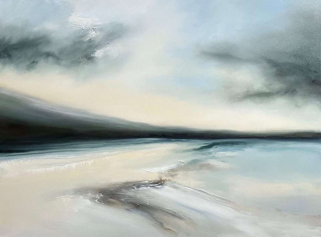 Madeleine Gardiner, 'Luskentyre Horizon II', oil on canvas