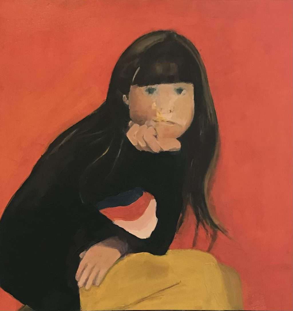 Moira O'Fee, 'Astrid', oil on board
