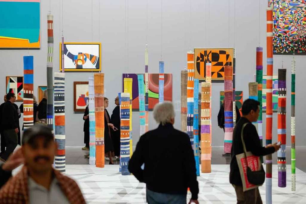 Nucleo Storico on abstract art from the southern hemisphere, Central Pavilion. Image Jacopo Salvi