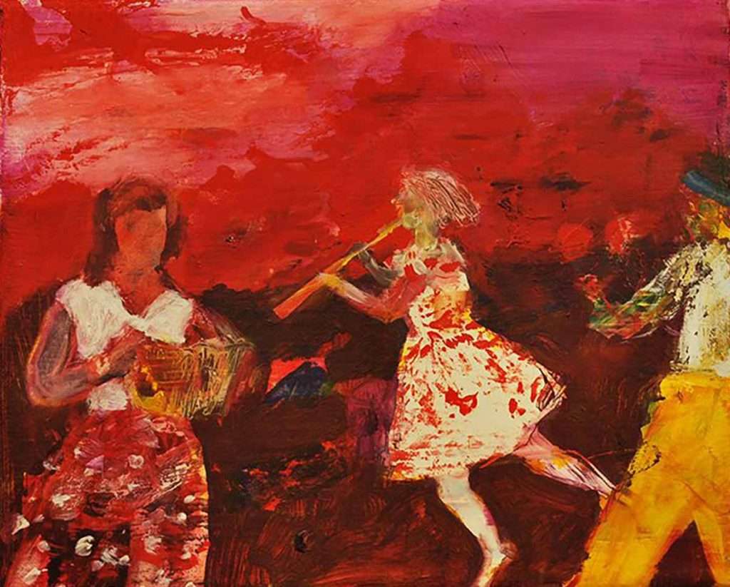 Olivia Irvine, 'Trio', oil on canvas