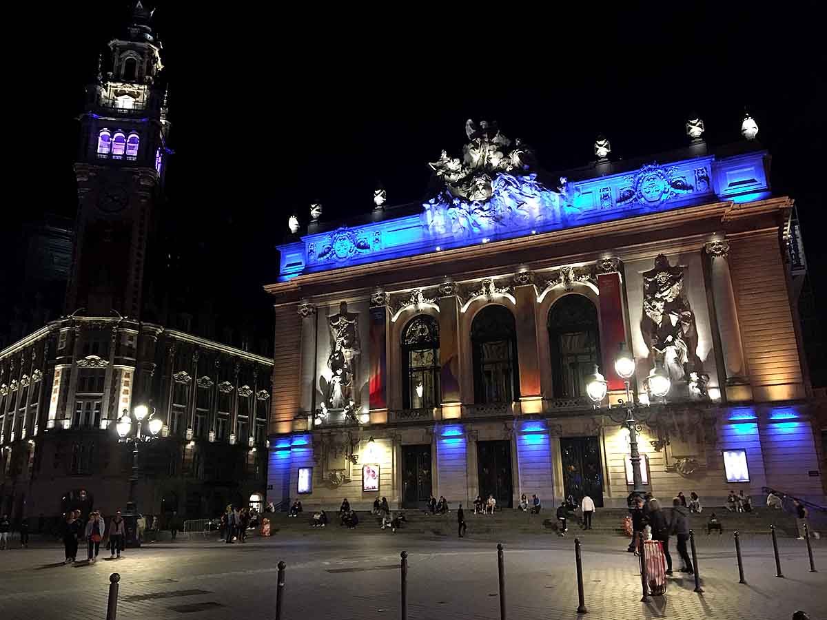 Opéra and Beffroi de la Chambre de Commerce de Lille