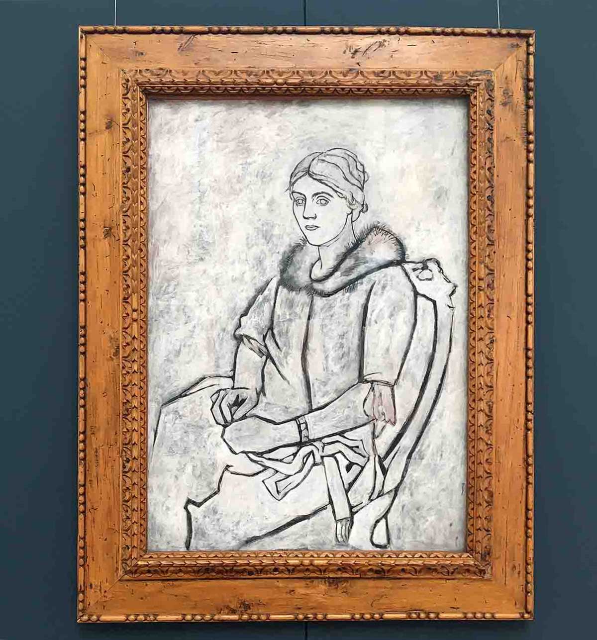 Pablo Picasso, 'Olga au Col de Fourrure', 1923, oil on canvas