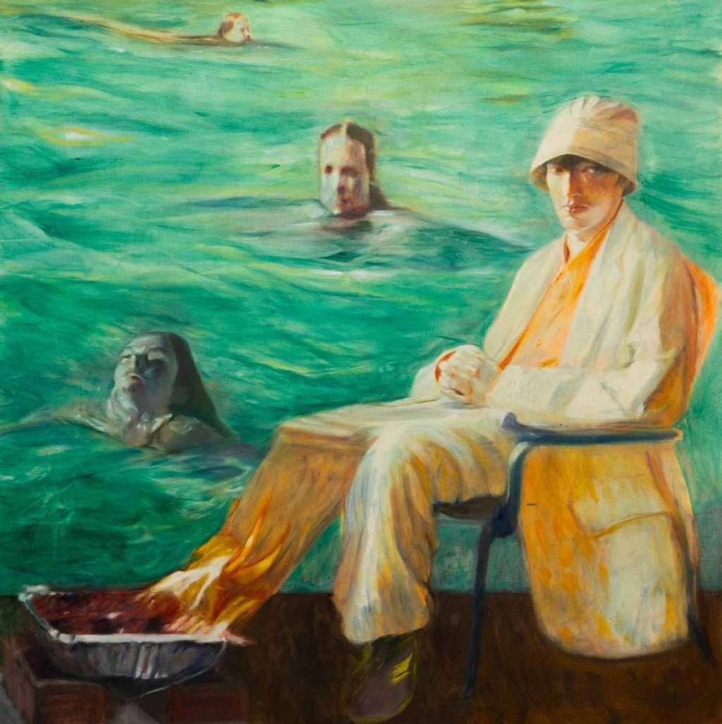 Sam Drake, 'August II, 2023'. oil on linen