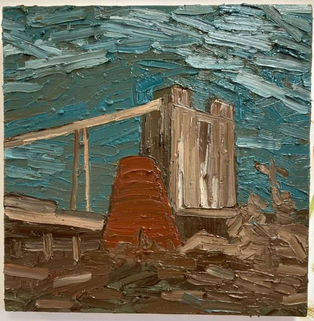Scott S Simpson, 'Glass Cone', oil on canvas