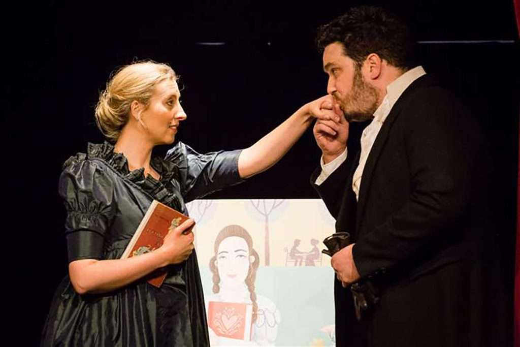 Pop-up Opera soprano Jessica Leary and baritone Andrew McTaggart in 'A Little Bit of…Eugene Onegin'