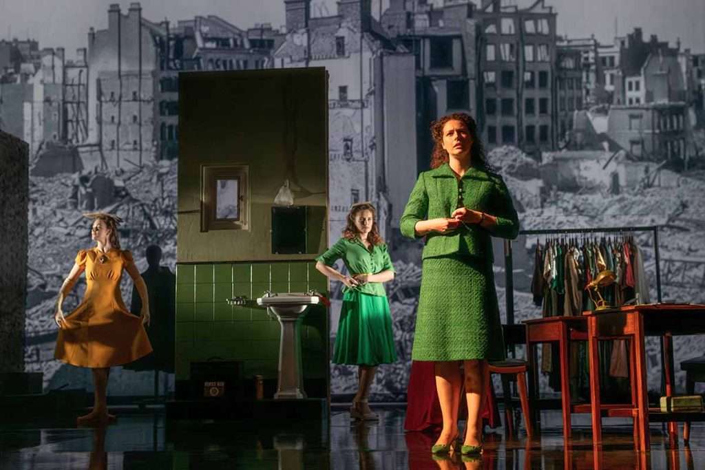Jane Wright in her green twinset