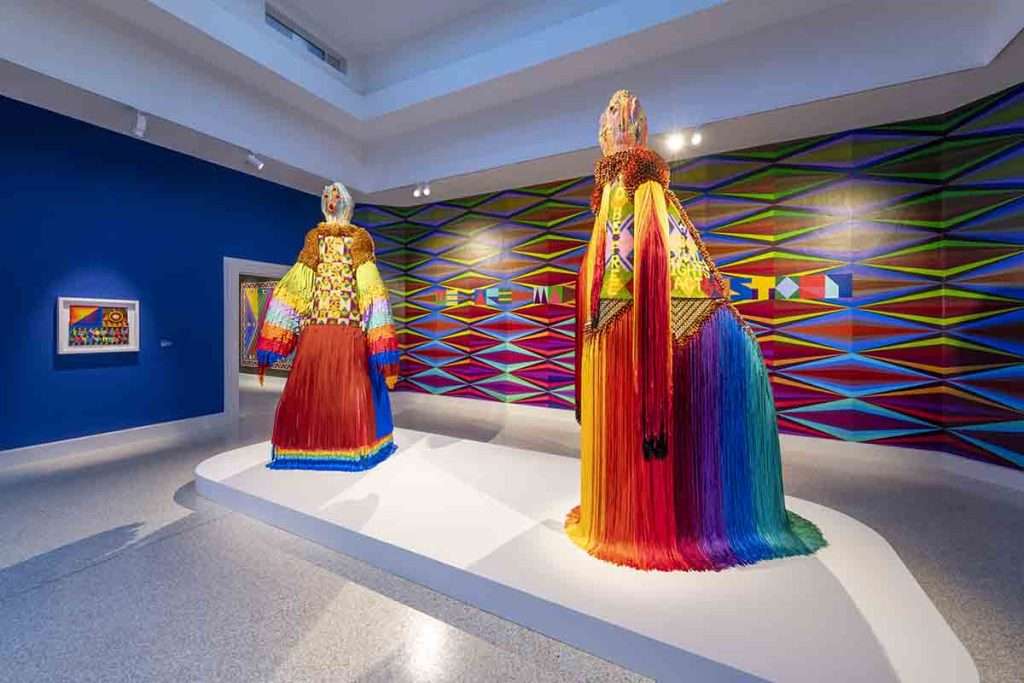 USA Pavilion, Jeffrey Gibson, 'The Space in Which to Place Me'
