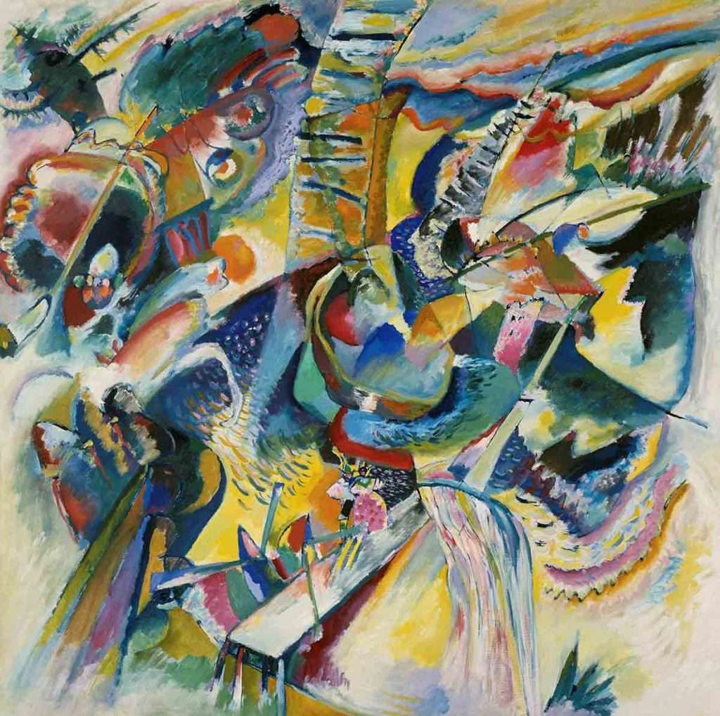 Wassily Kandinsky, 'Improvisation Gorge', 1914. Lenbachhaus Munich, Donation of Gabriele Münter, 1957
