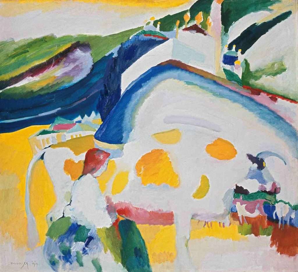 Wassily Kandinsky, 'The Cow,' ('Die Kuh'), 1910. Lenbachhaus Munich, Donation of Gabriele Münter, 1957