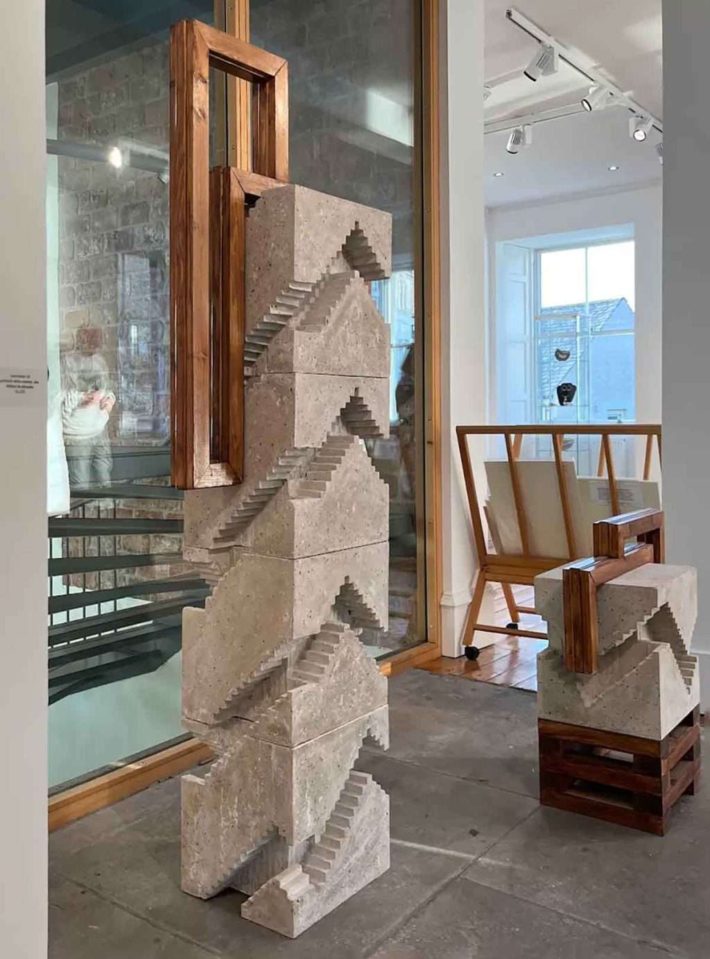 William Braithwaite, 'Concretion', concrete blocks wood