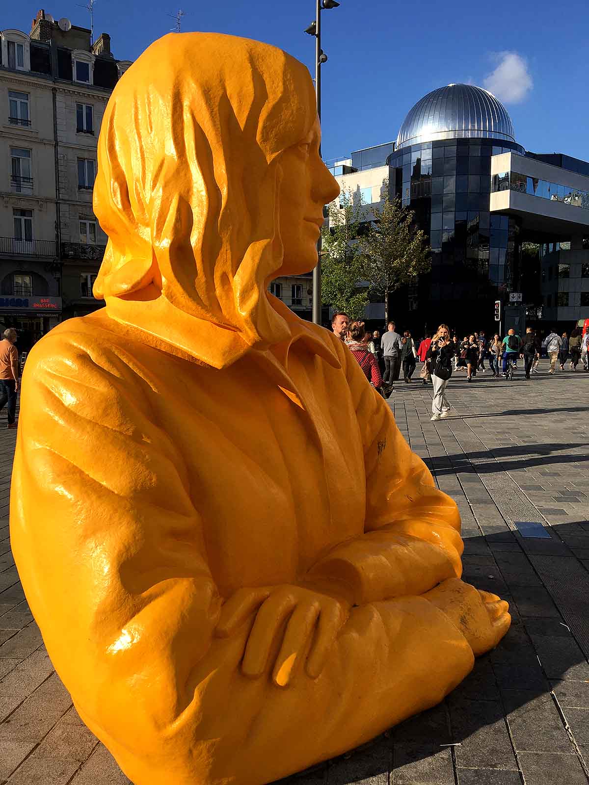 Xavier Veilhan, 'Romy', outside the Gare de Flandres, is part of a vigorous public art programme in Lille